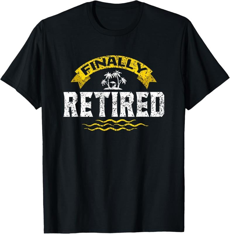 100% Cotton Finally Retired Retirement Retire Colleagues Retiree T-Shirt Hoodie, Sweatshirt | DripVista.com