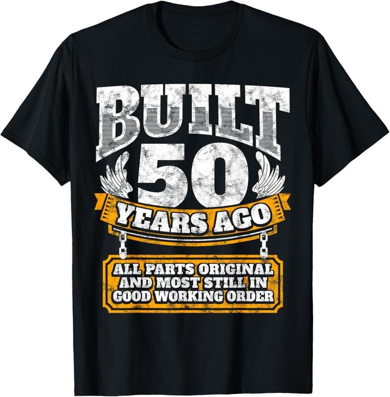 100% Cotton Funny 50th Birthday B-Day Gift Saying Age 50 Year Joke T-Shirt Hoodie, Sweatshirt | DripVista.com