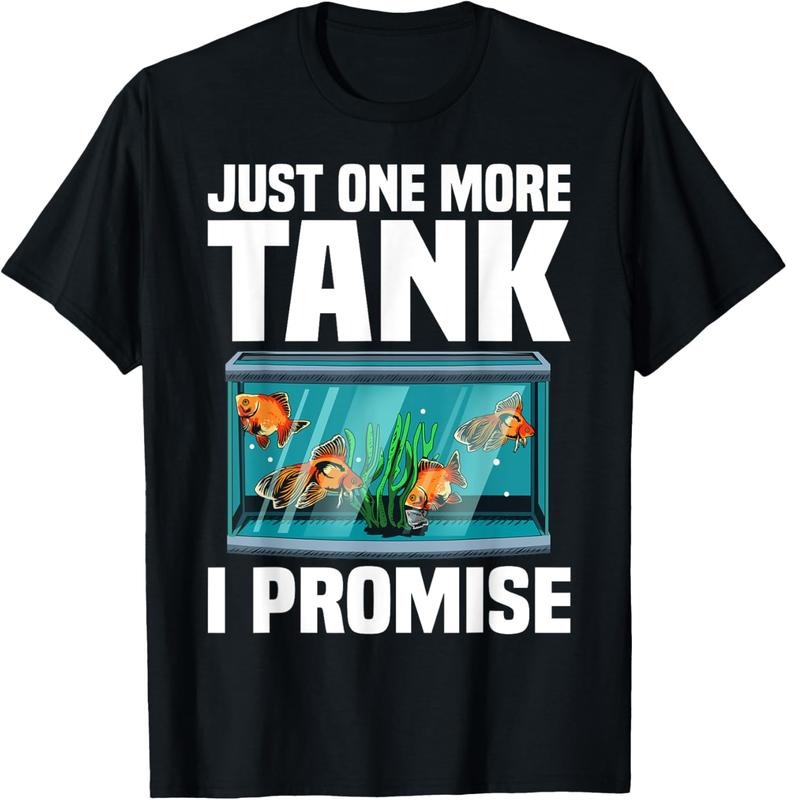100% Cotton Funny Aquarium Designs For Men Women Fish Tank Fishkeeping T-Shirt Hoodie, Sweatshirt | DripVista.com