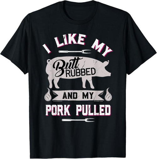 100% Cotton Funny BBQ Grilling Quote Pig Pulled Pork T-Shirt Hoodie, Sweatshirt | DripVista.com