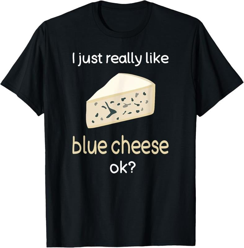 100% Cotton Funny Blue Cheese Lover Shirt Blue Cheese T-Shirt Hoodie, Sweatshirt | DripVista.com