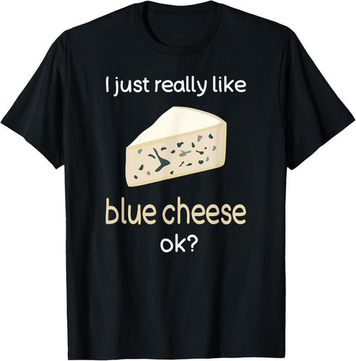 100% Cotton Funny Blue Cheese Lover Shirt Blue Cheese T-Shirt Hoodie, Sweatshirt | DripVista.com