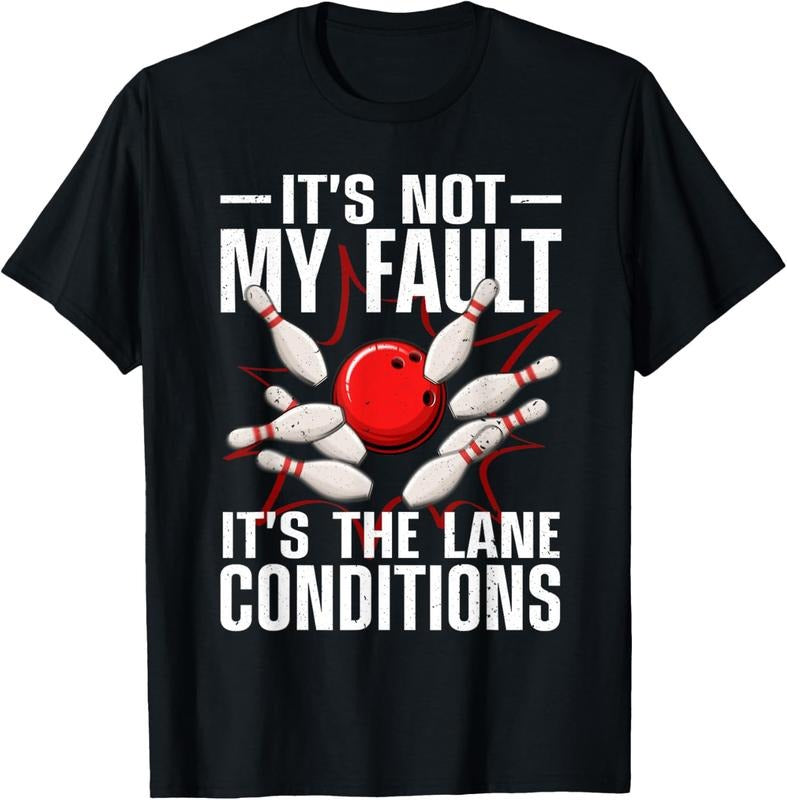 100% Cotton Funny Bowling For Men Women Bowler Team Bowling Lane Spare T-Shirt Hoodie, Sweatshirt | DripVista.com