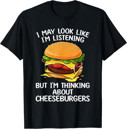 100% Cotton Funny Cheeseburger Design For Men Women  Burger Lovers T-Shirt Hoodie, Sweatshirt | DripVista.com