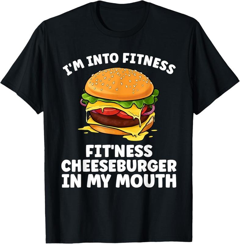 100% Cotton Funny Cheeseburger For Men Women  Burger Hamburger Lover T-Shirt Hoodie, Sweatshirt | DripVista.com