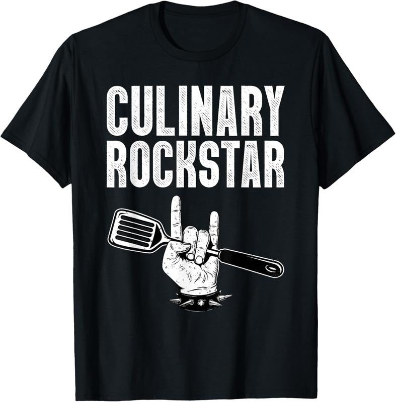 100% Cotton Funny Chef Design For Men Women Cooking Cook Culinary Chef T-Shirt