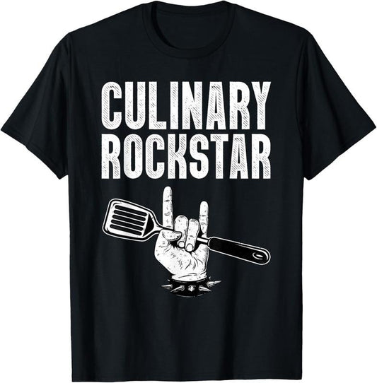 100% Cotton Funny Chef Design For Men Women Cooking Cook Culinary Chef T-Shirt