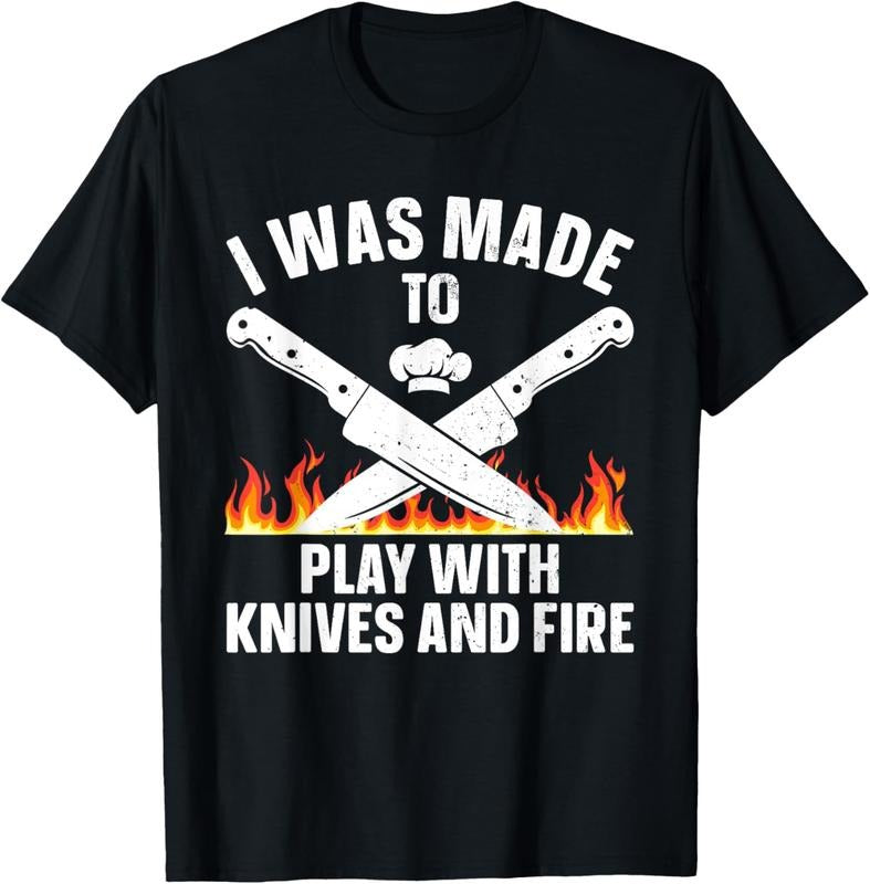 100% Cotton Funny Chef Design For Men Women Cooking Lovers Culinary Chef T-Shirt