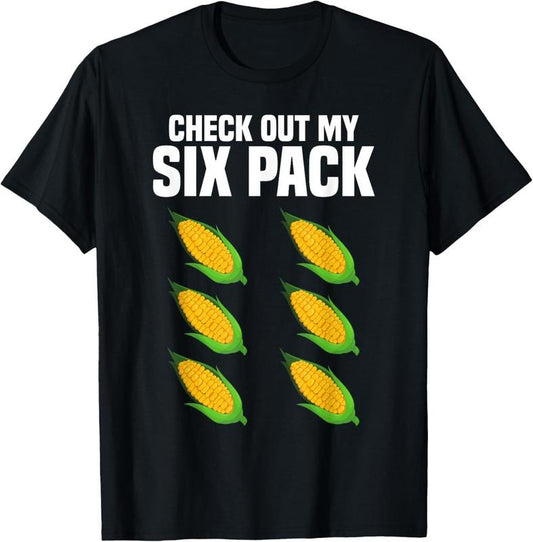 100% Cotton Funny Crop Corn Cob Corn Farmer Farming Corn Maize Men T-Shirt