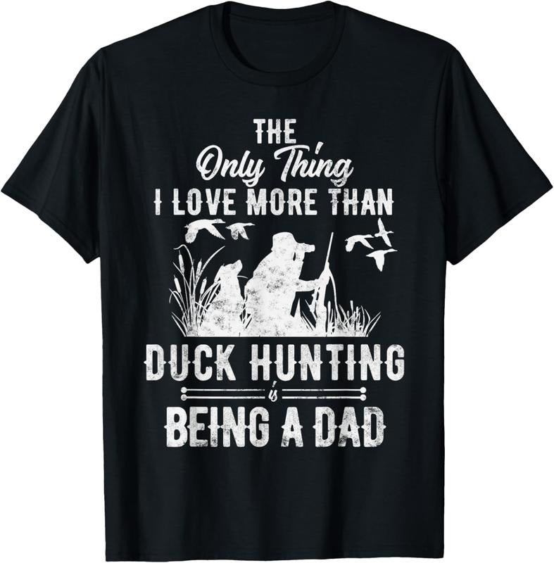 100% Cotton Funny Duck Hunting with Dad Dog gift for Duck Hunting T-Shirt Hoodie, Sweatshirt | DripVista.com