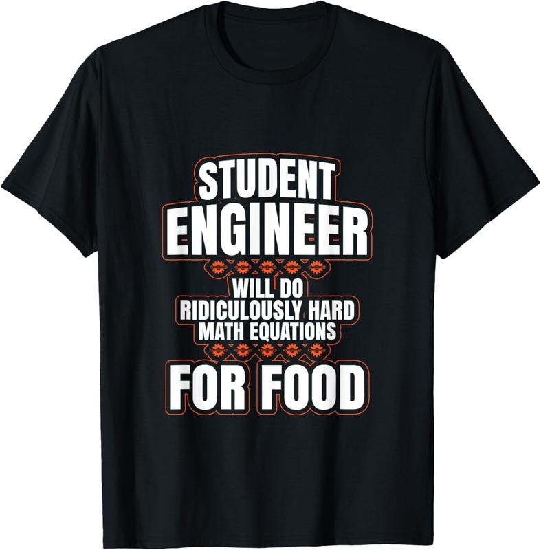 100% Cotton Funny Engineer Gifts Engineering College Student Gift Ideas T-Shirt Hoodie, Sweatshirt | DripVista.com