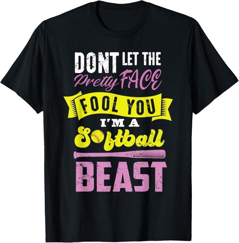 100% Cotton Funny Fastpitch Girls Catcher Softball Game Gift Women  T-Shirt Hoodie, Sweatshirt | DripVista.com