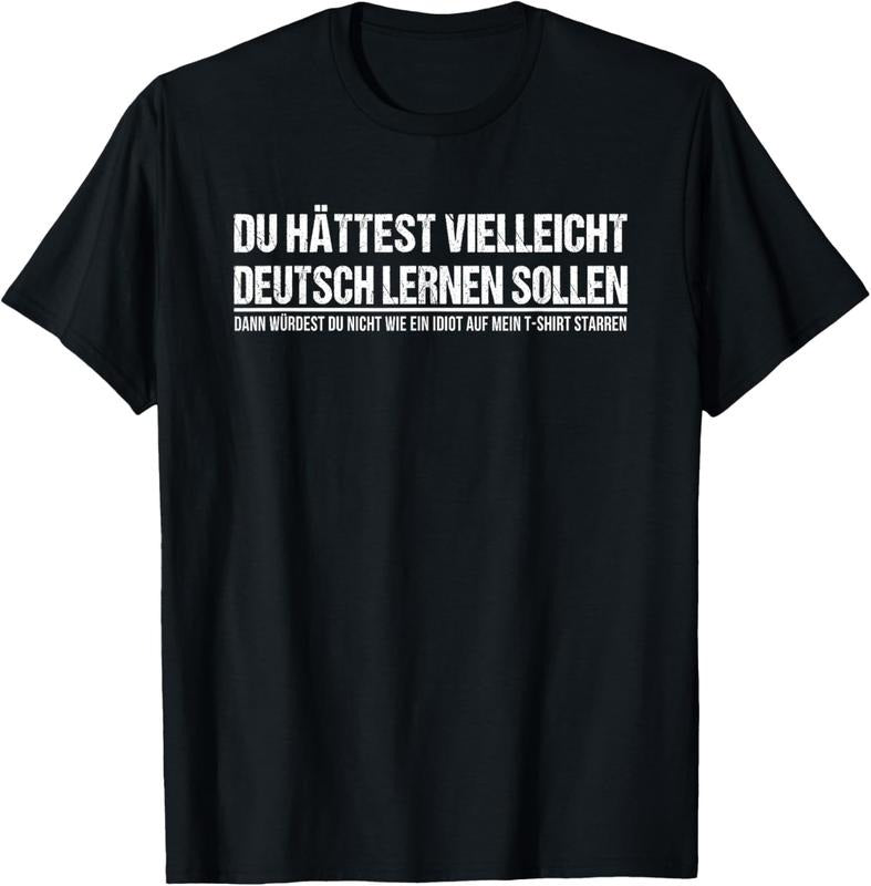 100% Cotton Funny German Speaker Shirt Deutschland Quote Gift T-Shirt Hoodie, Sweatshirt | DripVista.com