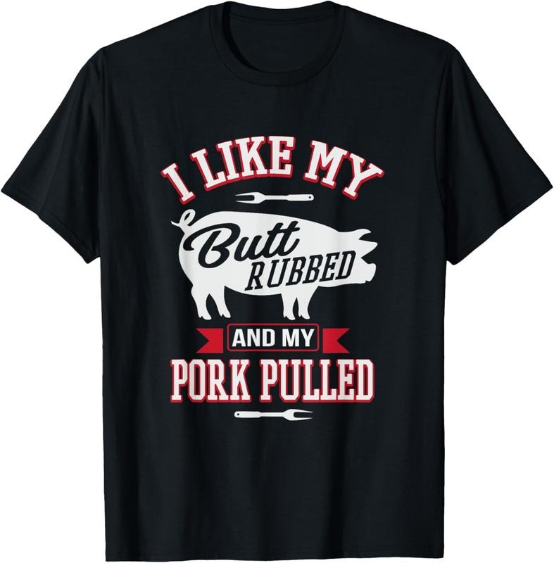 100% Cotton Funny Grilling BBQ T-Shirt Pork Rub BBQ Lover Gifts T-Shirt Hoodie, Sweatshirt | DripVista.com
