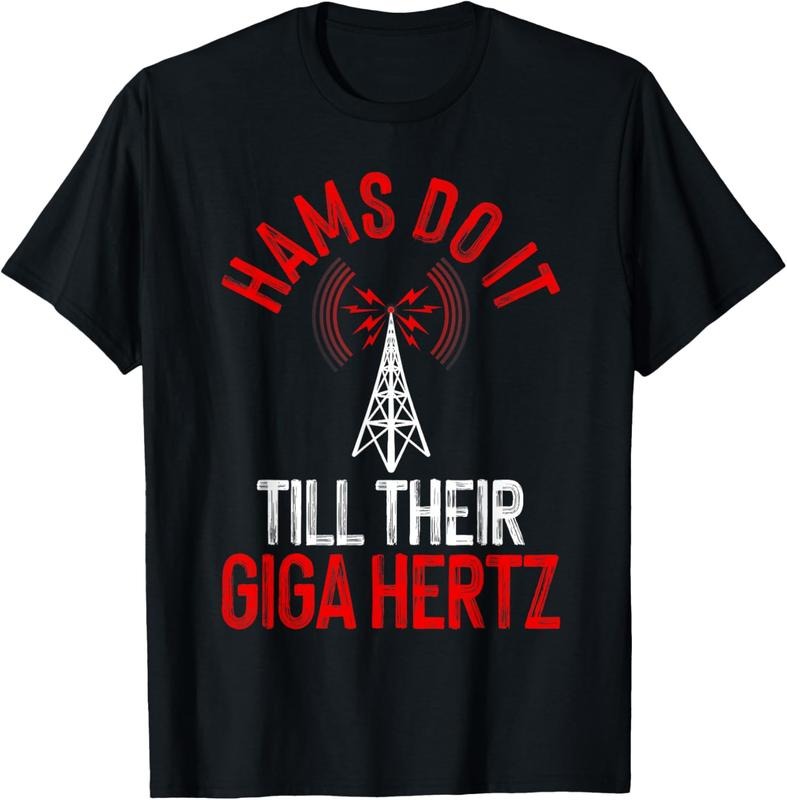 100% Cotton Funny Ham Radio Design For Men Women Ham Radio Operators T-Shirt Hoodie, Sweatshirt | DripVista.com