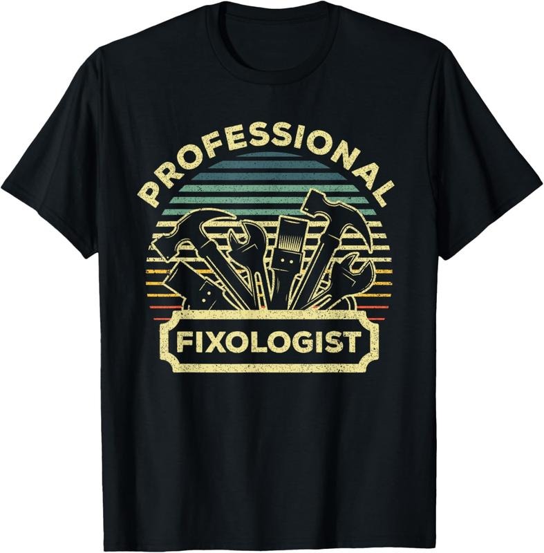100% Cotton Funny Handyman For Men Women Dad Fixologist Carpenter Tools T-Shirt Hoodie, Sweatshirt | DripVista.com