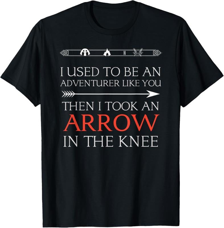 100% Cotton Funny I Used To Be An Adventurer Like You T-Shirt T-Shirt Hoodie, Sweatshirt | DripVista.com