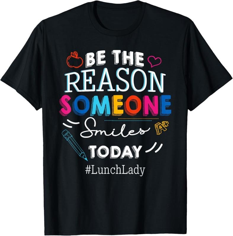 100% Cotton Funny Lunch Lady Appreciation Design T-Shirt Hoodie, Sweatshirt | DripVista.com