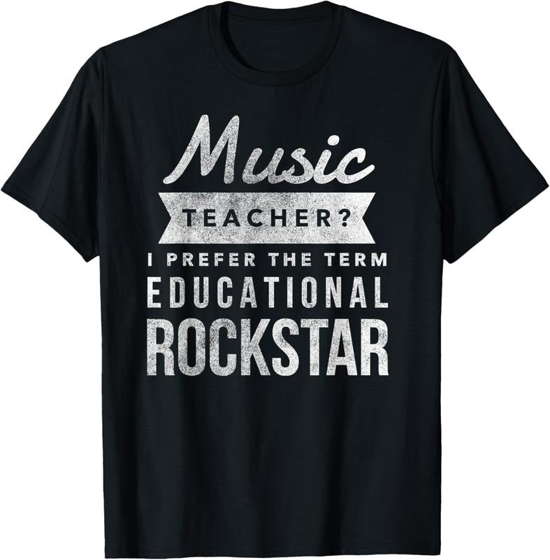 100% Cotton Funny Music Teacher Appreciation Gifts T-Shirt Hoodie, Sweatshirt | DripVista.com