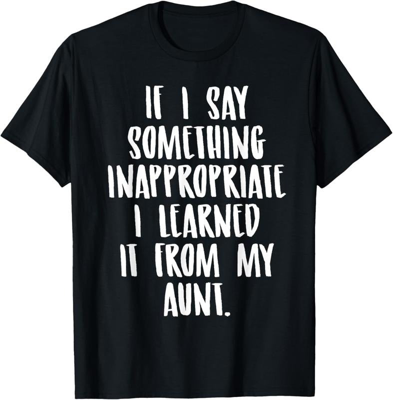 100% Cotton Funny Nephew Niece Gift Tee Aunt Gift Quote Birthday T-Shirt Hoodie, Sweatshirt | DripVista.com