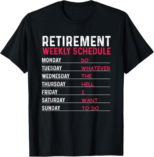100% Cotton Funny Retirement Gift For Men Women Cool Retired Retiree T-Shirt