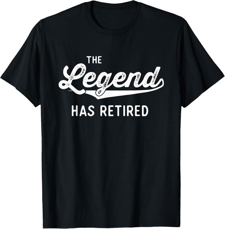 100% Cotton Funny Retirement Gifts Men Women The Legend Has Retired T-Shirt Hoodie, Sweatshirt | DripVista.com