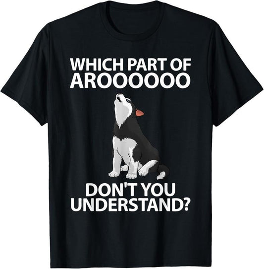 100% Cotton Funny Siberian Husky For Men Women Puppy Dog Huskies Lover T-Shirt