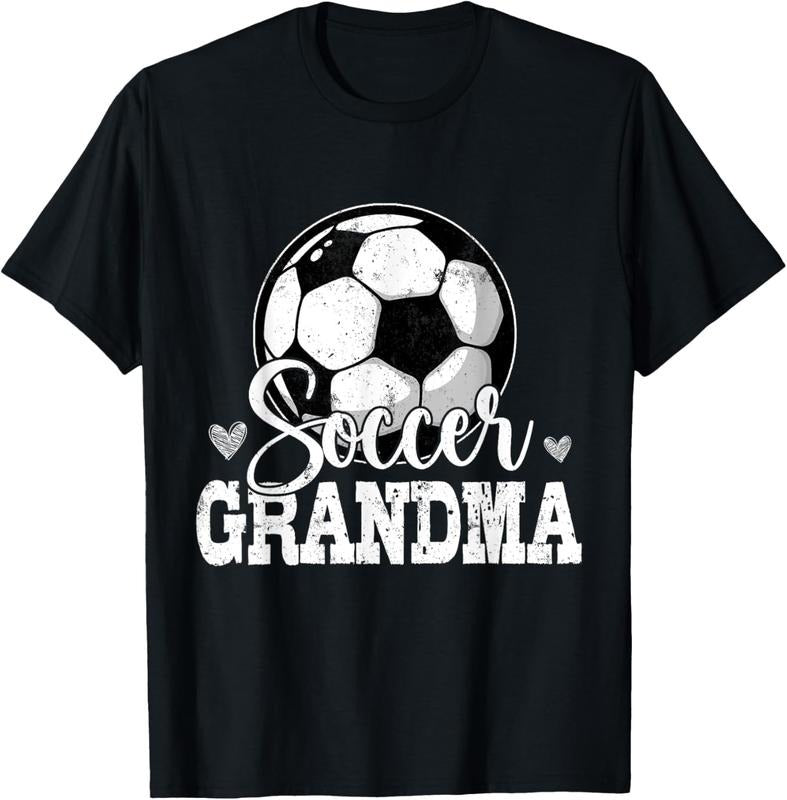 100% Cotton Funny Soccer Grandma Soccer Lover T-Shirt Hoodie, Sweatshirt | DripVista.com