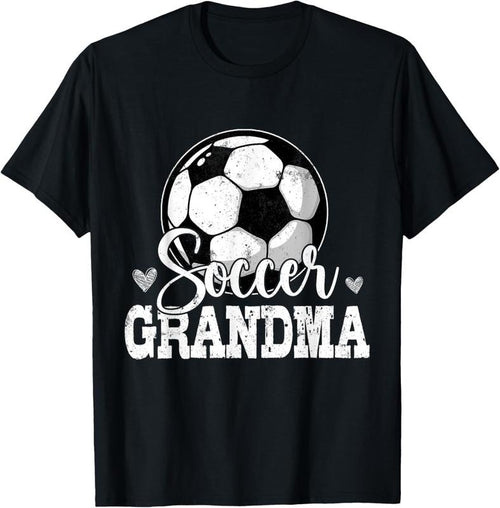 100% Cotton Funny Soccer Grandma Soccer Lover T-Shirt Hoodie, Sweatshirt | DripVista.com