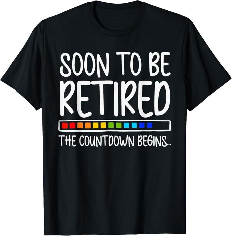100% Cotton Funny Soon to Be Retired the Countdown Begins for Retirement T-Shirt Hoodie, Sweatshirt | DripVista.com