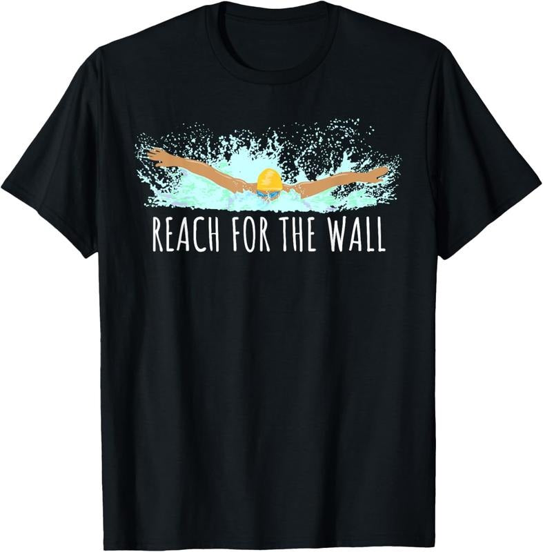 100% Cotton Funny Swimming Swim Team Gift for a Swimmer Quote Saying T-Shirt