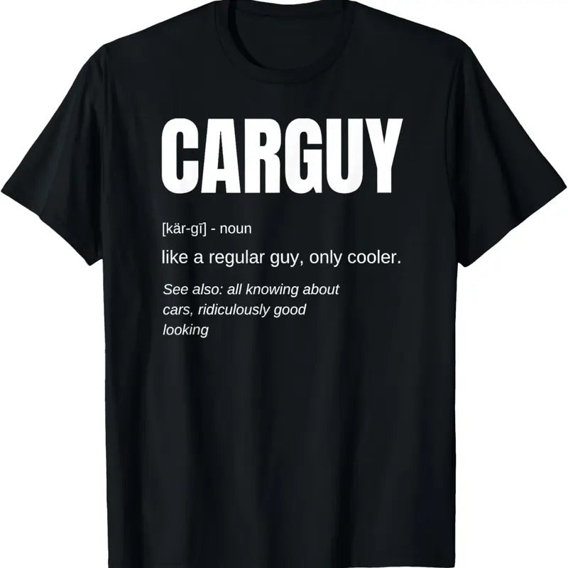 100% Cotton Funny T-shirt Gift Car Guy Definition Hoodie, Sweatshirt | DripVista.com