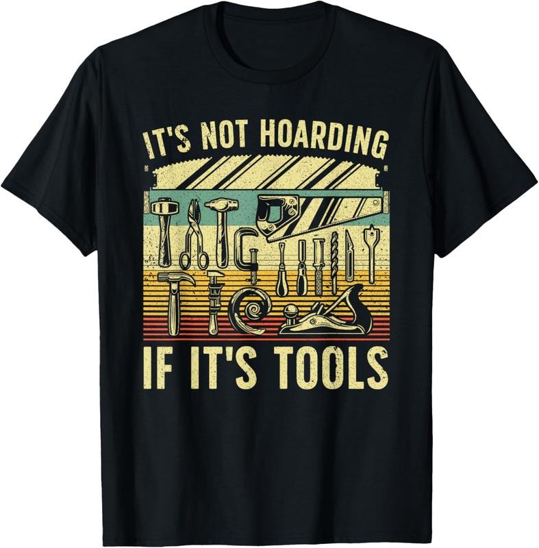 100% Cotton Funny Woodworker Art For Men Carpenter Wood Working Tools T-Shirt Hoodie, Sweatshirt | DripVista.com
