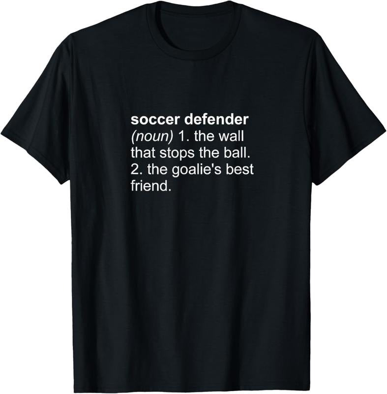 100% Cotton Funny Word Definition Soccer defense Vocabulary Word T-Shirt Hoodie, Sweatshirt | DripVista.com