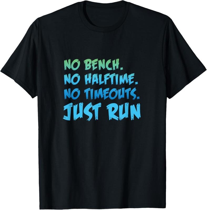 100% Cotton Funny XC Cross Country Running Gift No Bench No Halftime Short Sleeve T-Shirt Hoodie, Sweatshirt | DripVista.com