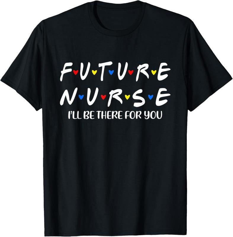 100% Cotton Future Nurse Funny Nursing Student Nurse School In Progress T-Shirt Hoodie, Sweatshirt | DripVista.com