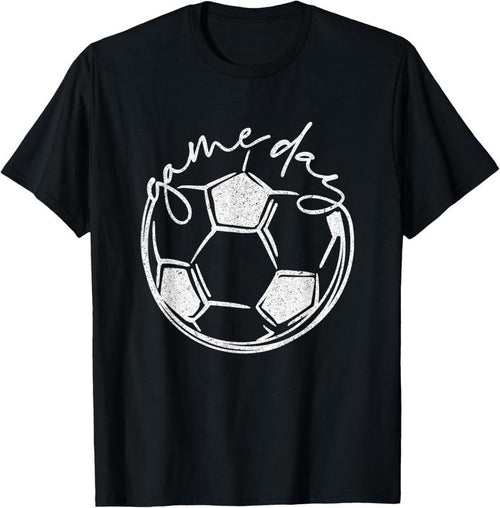 100% Cotton Game Day Soccer Ball Sports Men Women  Gifts T-Shirt Hoodie, Sweatshirt | DripVista.com