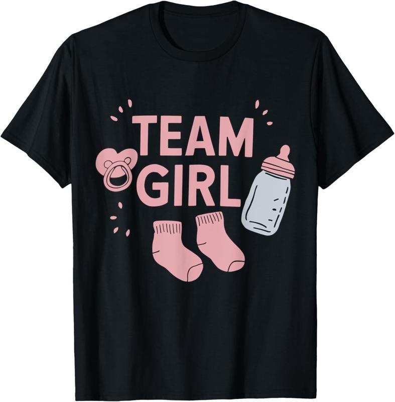 100% Cotton Gender Reveal Party Team Girl T-Shirtstyle{n002}2 T-Shirts, Hoodie, Sweatshirt | DripVista.com