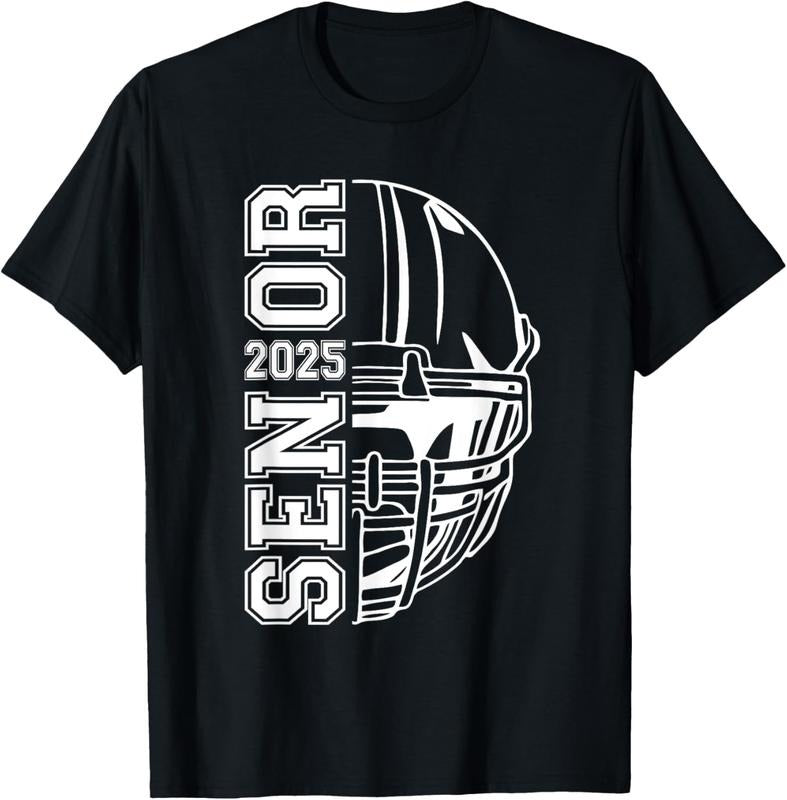 100% Cotton Graduate Senior Class of 2025 Graduation American Football T-Shirt Hoodie, Sweatshirt | DripVista.com