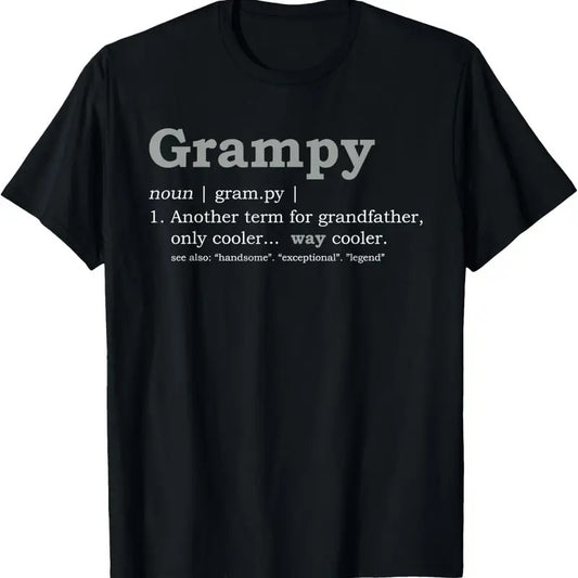 100% Cotton Grampy Shirt: Funny Definition T-Shirt