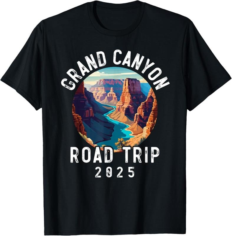 100% Cotton Grand Canyon National Park, Family Souvenir Road Trip 2025 T-Shirt Hoodie, Sweatshirt | DripVista.com