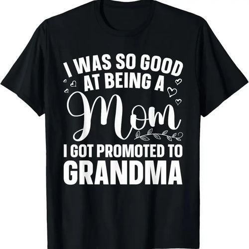 100% Cotton Grandma Art For Mom Women Grandmother Promoted To Grandma T-Shirt Hoodie, Sweatshirt | DripVista.com