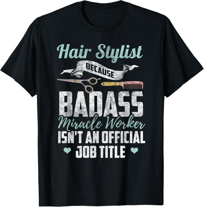 100% Cotton Hairstylist Shirt Funny Hairdresser Quote Hairstylist Gift T-Shirt Hoodie, Sweatshirt | DripVista.com