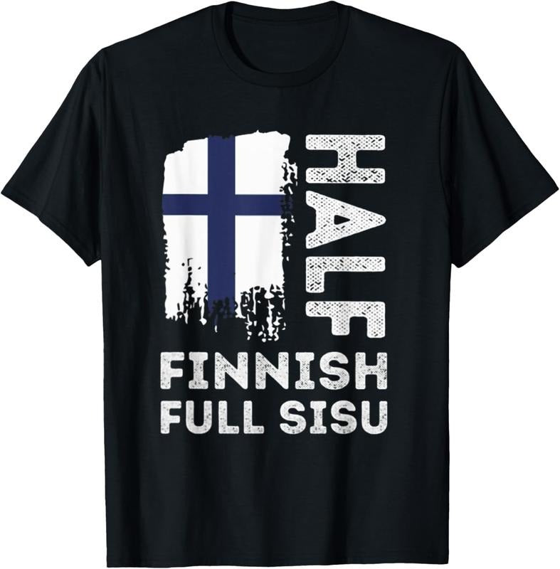 100% Cotton Half Finnish Full Sisu T-Shirt Hoodie, Sweatshirt | DripVista.com