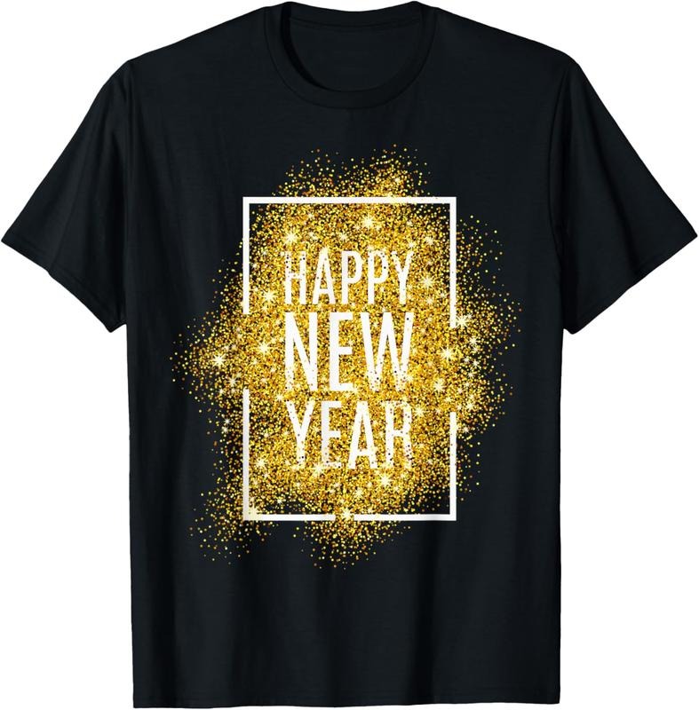 100% Cotton Happy New Year Party Supplies 2025 Family Matching Christmas T-Shirt Hoodie, Sweatshirt | DripVista.com