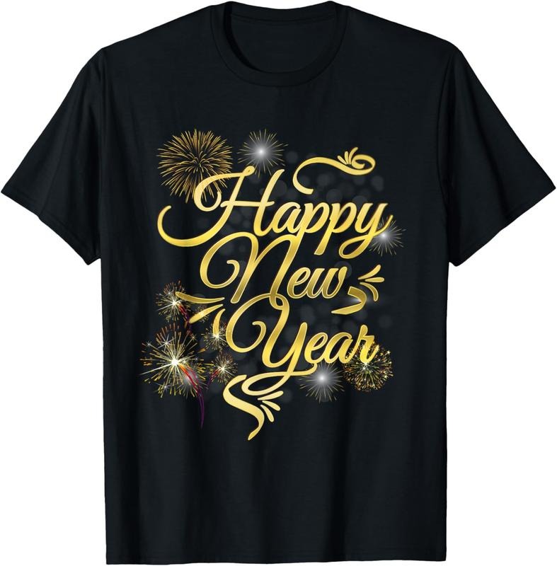100% Cotton Happy New Year and Christmas Design for Men Women  T-Shirt Hoodie, Sweatshirt | DripVista.com