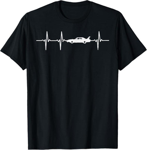 100% Cotton Heartbeat Car Drag Race Pulse Strip Driver Racing Racer Gift T-Shirt Hoodie, Sweatshirt | DripVista.com