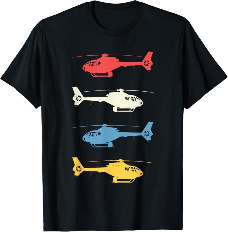 100% Cotton Helicopter Pilot Vintage Aviation Flying Helicopters Pilots T-Shirt Hoodie, Sweatshirt | DripVista.com