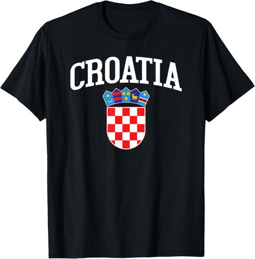 100% Cotton Hrvatska Croatian Croatia Flag T-Shirt Gift for Croats T-Shirt Hoodie, Sweatshirt | DripVista.com