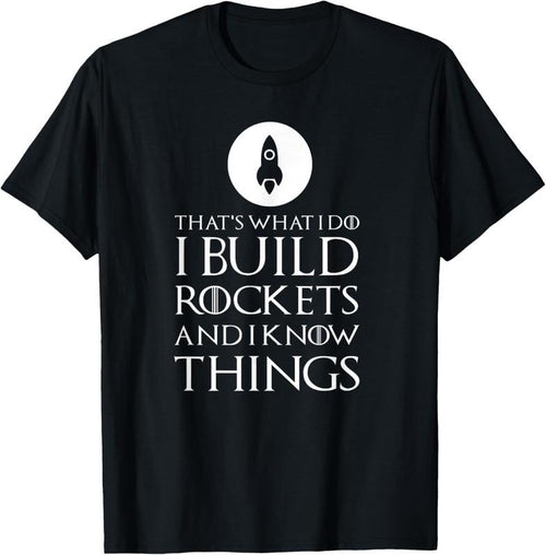 100% Cotton I Build Rockets Funny Rocket Scientist T Shirt Gift T-Shirt Hoodie, Sweatshirt | DripVista.com